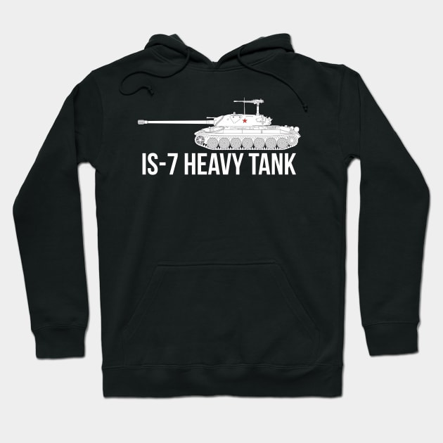 IS-7 Heavy tank Hoodie by FAawRay